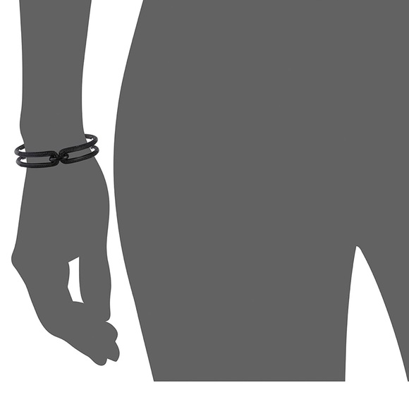 Michael Kors Iconic Link Pave Open Cuff Bracelet - Picture 9 of 11